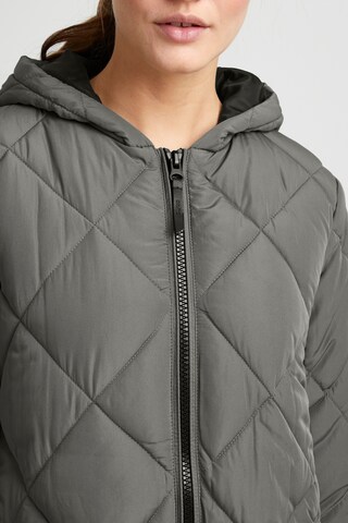 Oxmo Between-seasons coat 'Stanca' in Grey