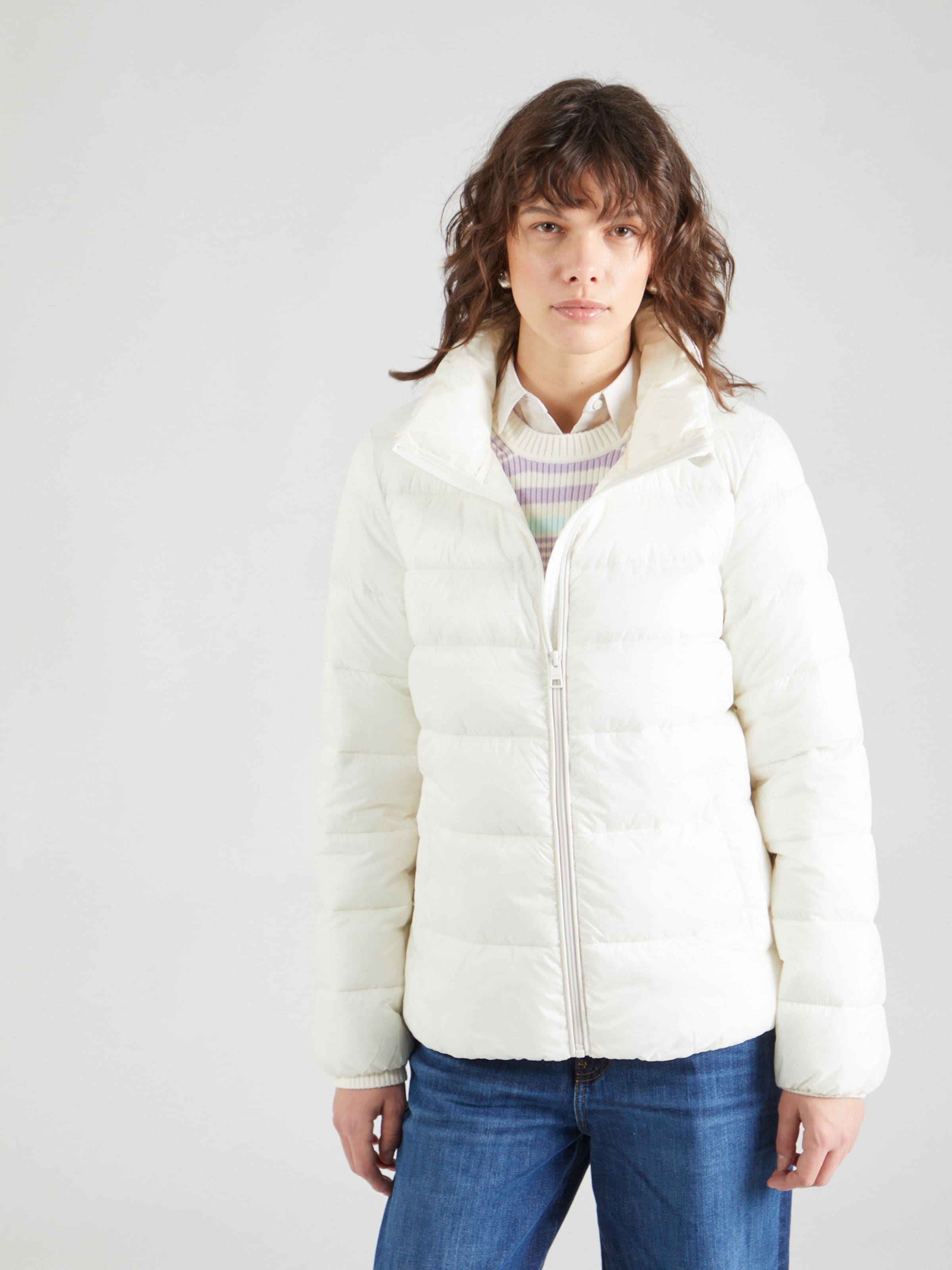 ESPRIT Winter Jacket in White ABOUT YOU