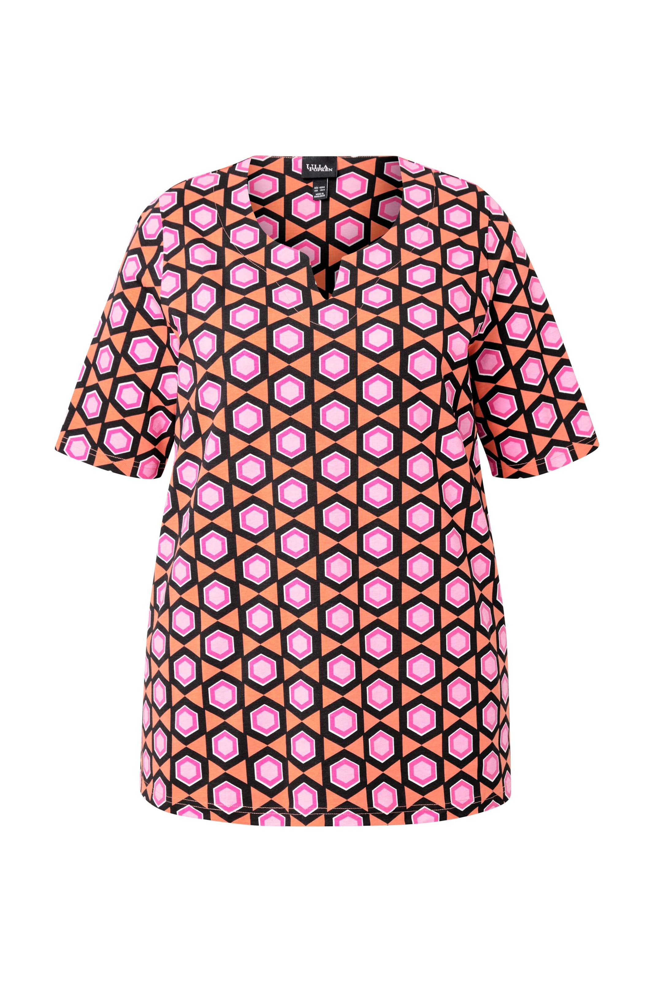 Ulla Popken Shirt in Pink: Vorderseite