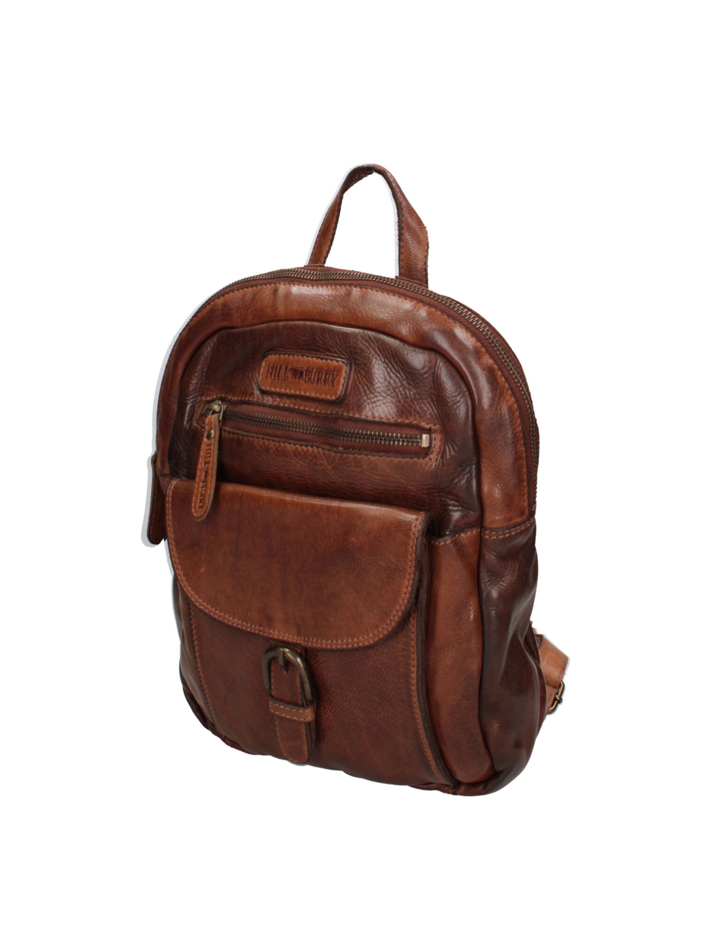 HILL BURRY Backpack in Brown: front
