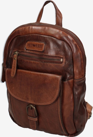 Sac à dos HILL BURRY en marron : devant