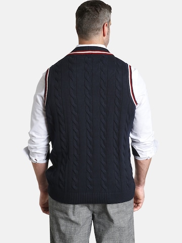 Charles Colby Sweater Vest in Blue