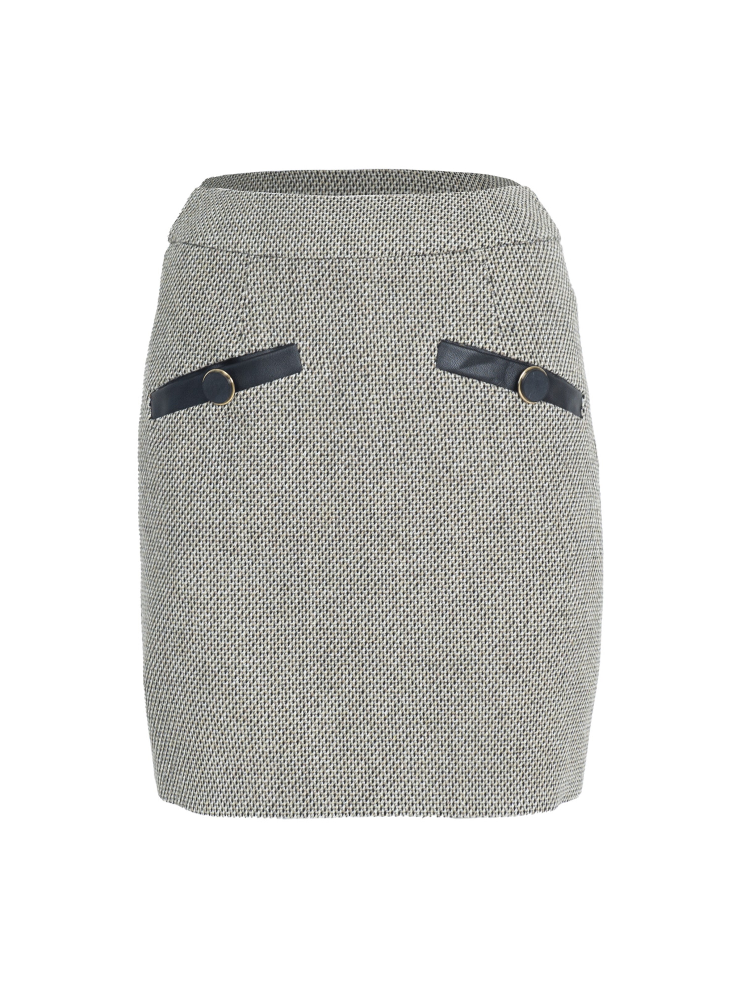 Fustă de la Influencer pe gri: față