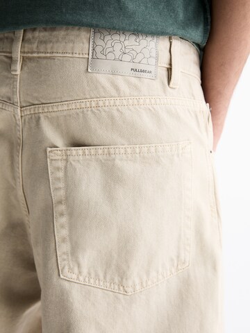 Loosefit Jean Pull&Bear en beige