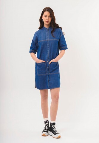 FRESHLIONS Jurk 'Josy' in Blauw