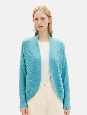 TOM TAILOR Knit Cardigan in Blue: front