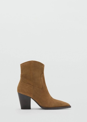 MANGO Ankle Boots 'Pacifico' in Brown