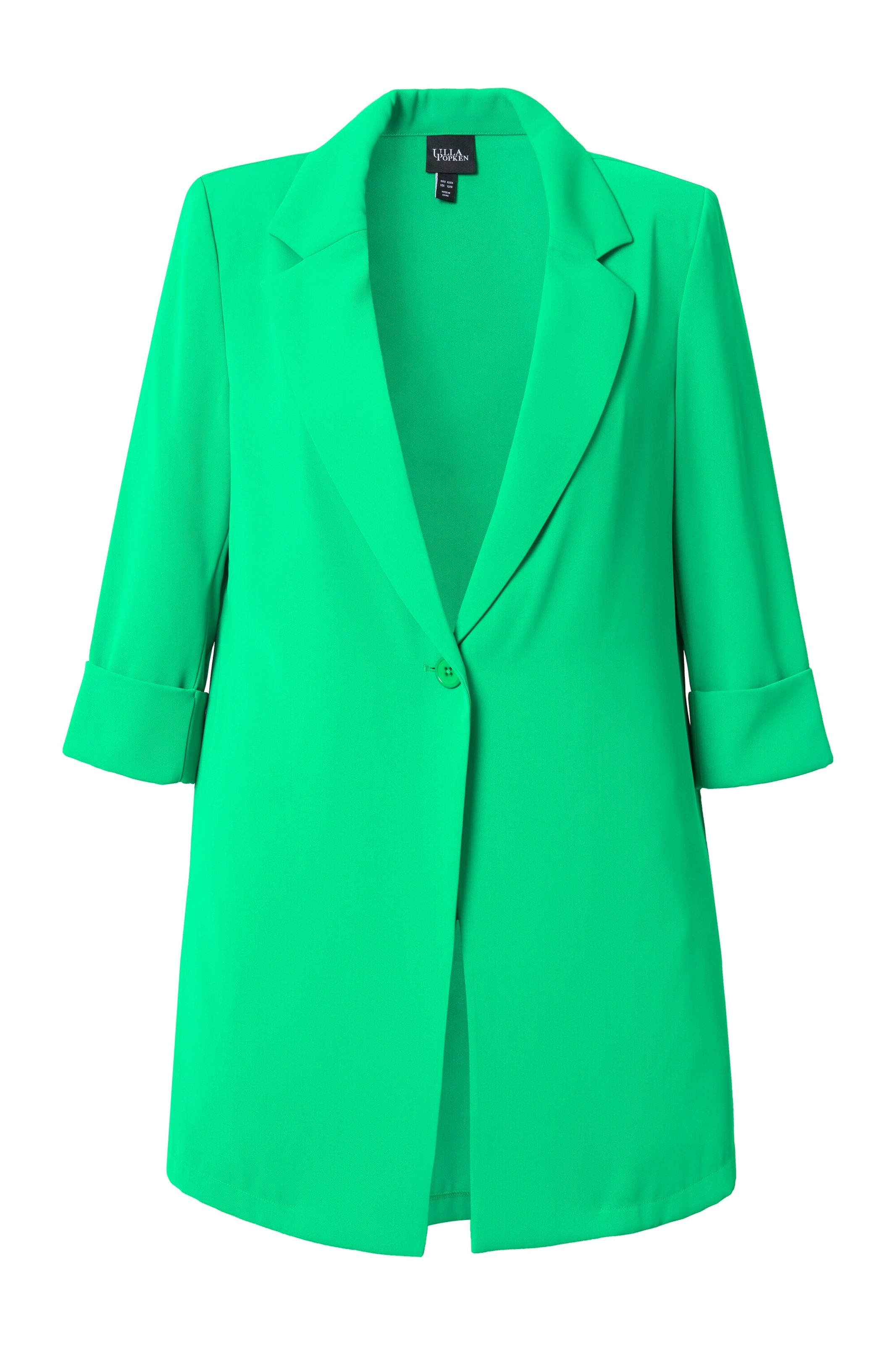 Ulla Popken Blazer in Grün: Vorderseite