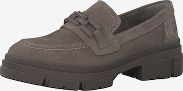 TAMARIS - Sapato Slip-on em castanho: frente
