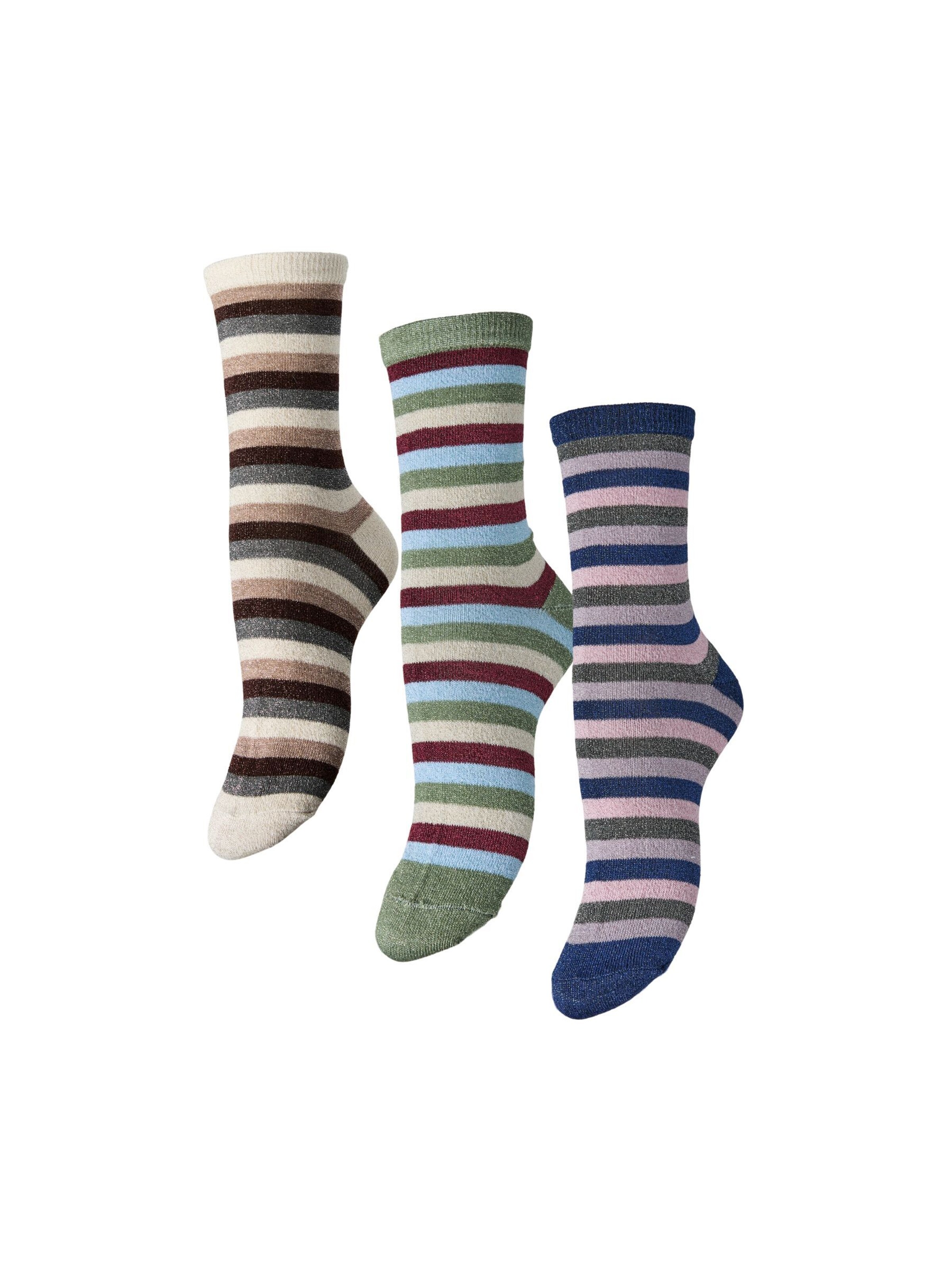 PIECES Socken in grau, Produktansicht