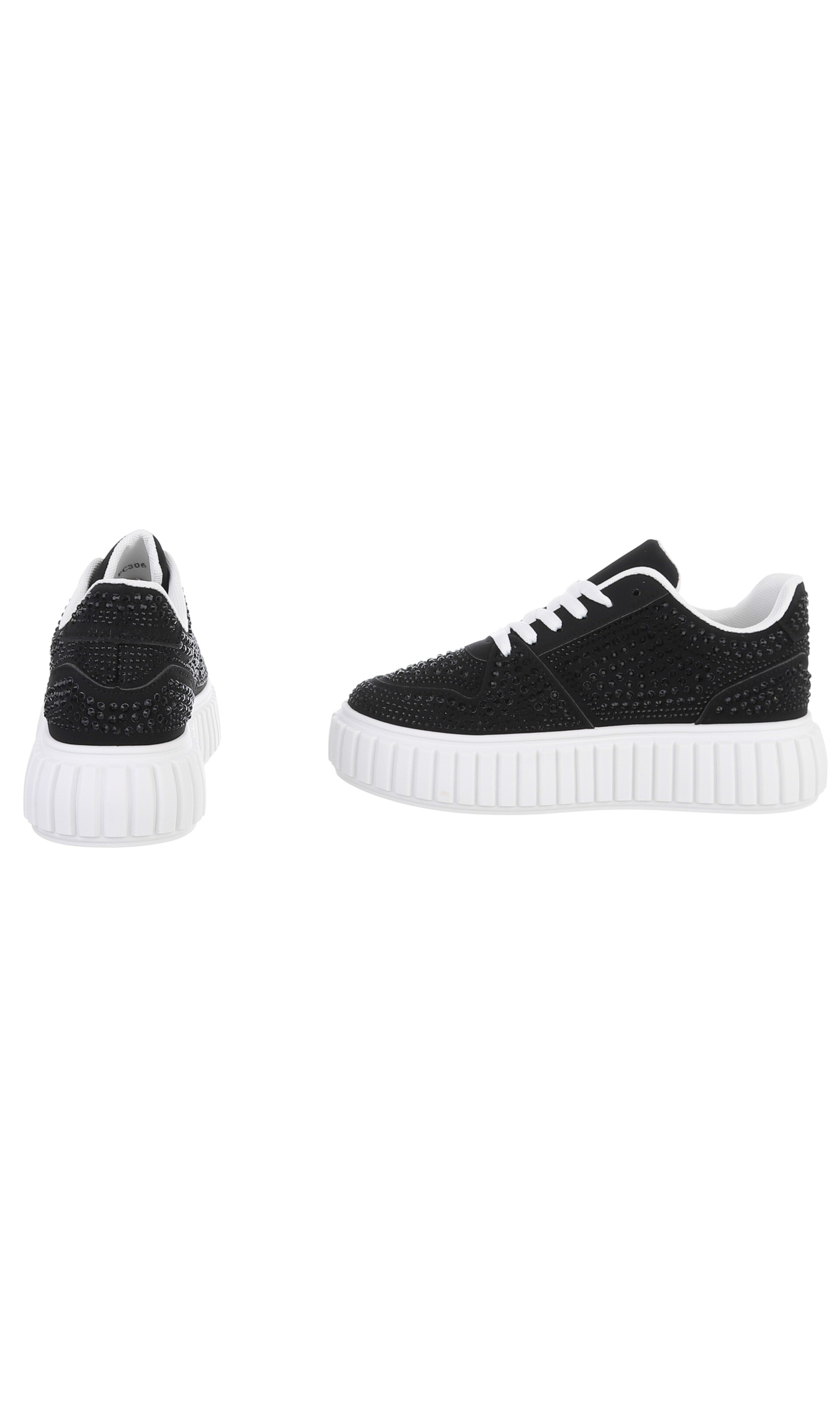 Ital-Design Sneaker in Schwarz