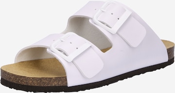 SCHOLL Mules 'NOELLE 24' in White: front