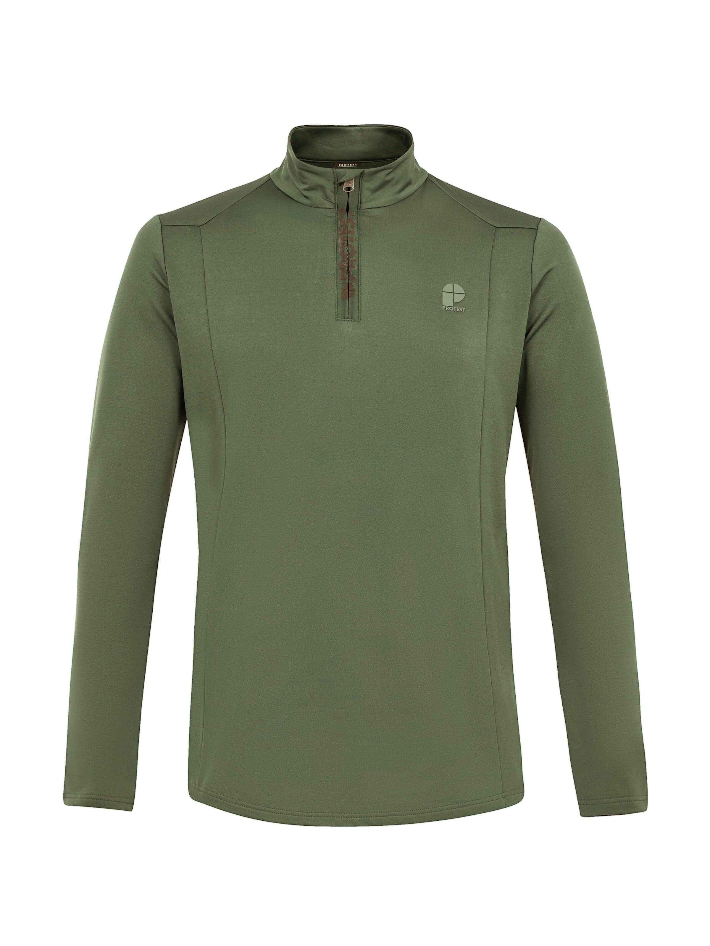 PROTEST Sportsweatshirt 'REWILL'‌‌ in Grün: Vorderseite