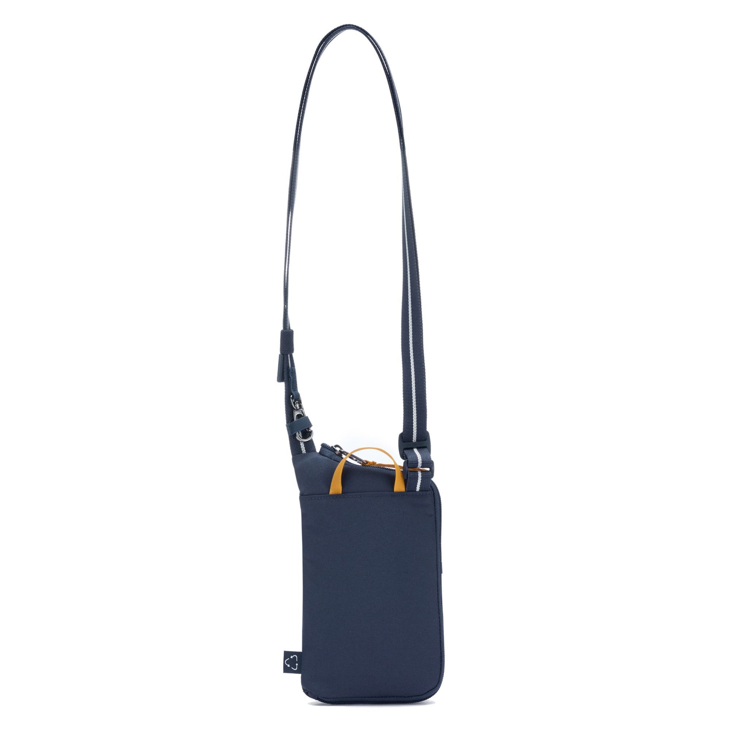 Borsa a tracolla di Pacsafe in blu