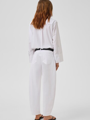 My Essential Wardrobe Barrel Τζιν 'MWHottie' σε λευκό