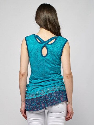 Top di KOROSHI in blu
