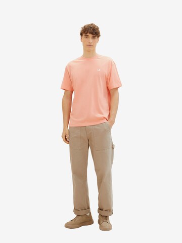 TOM TAILOR DENIM T-Shirt in Orange