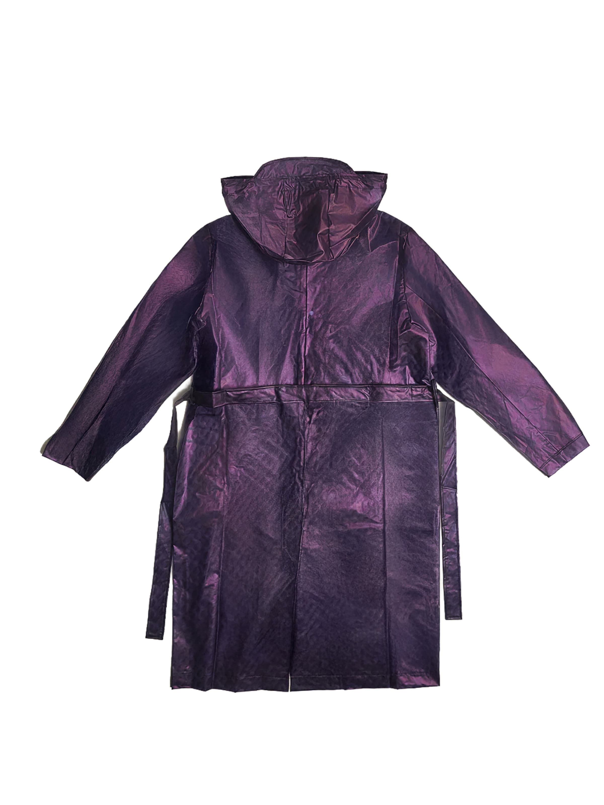 THE ODDS Functionele mantel 'Print Raincoat/ LMTD edition' in Zwart
