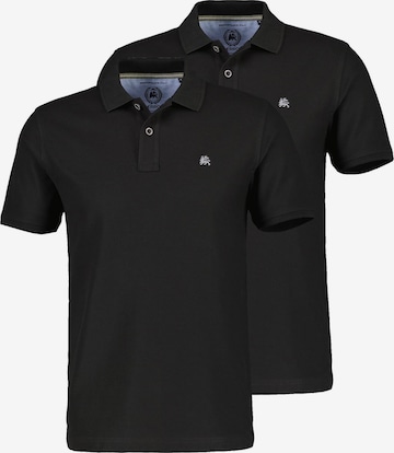 LERROS Shirt 'Basic' in Schwarz: Vorderseite