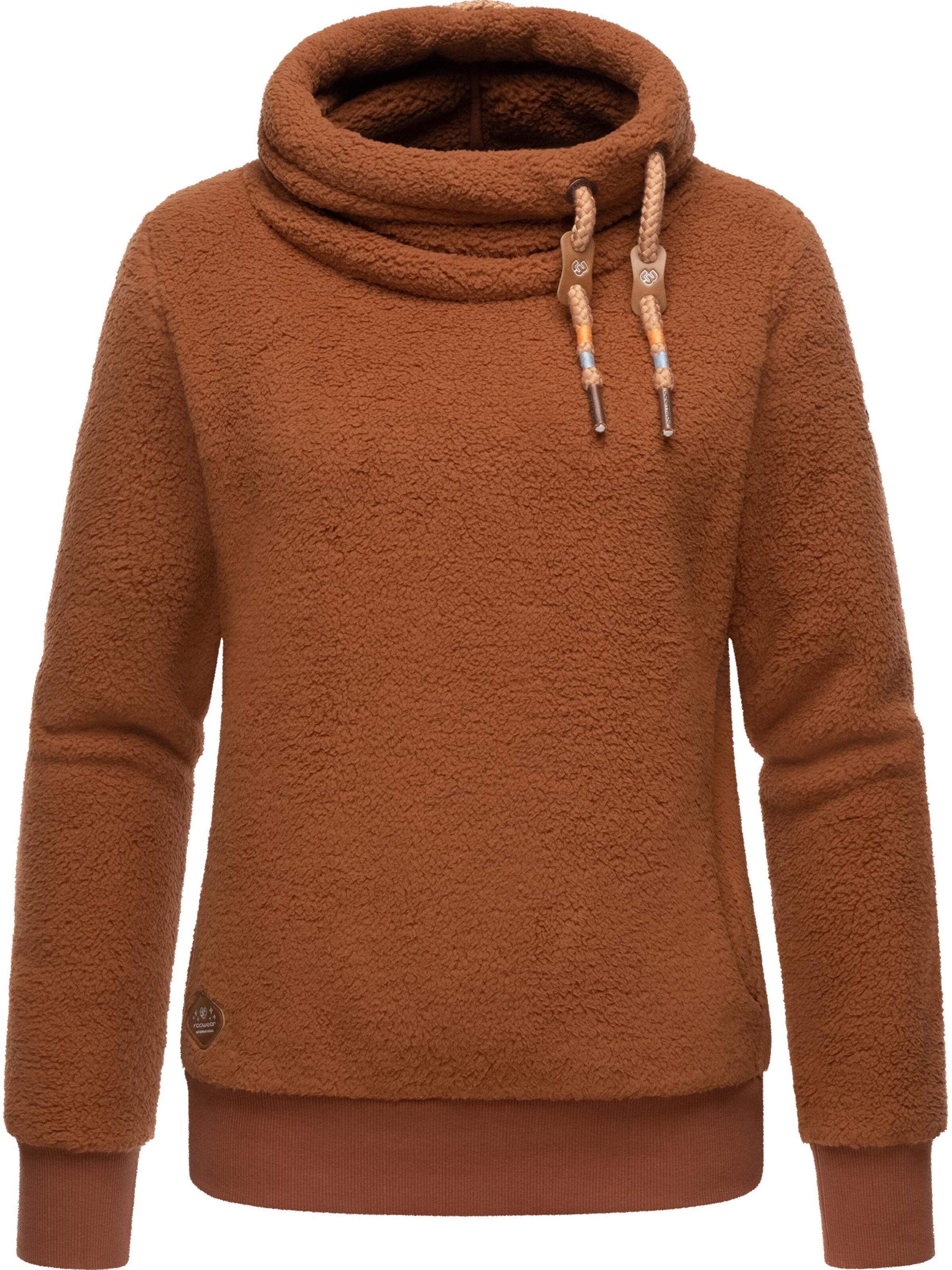Ragwear Sweatshirt 'Menny' in Brown: front