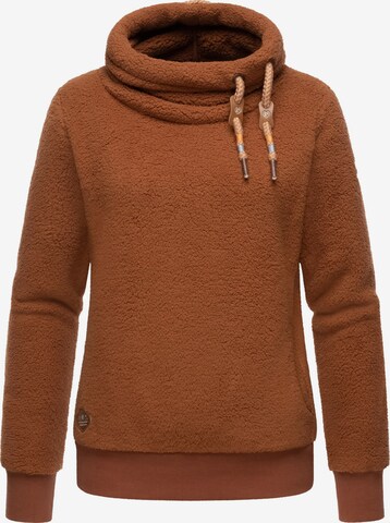 Ragwear Sweatshirt 'Menny' in Brown: front