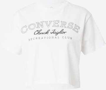 Maglietta 'RETRO CHUCK TAYLOR' di CONVERSE in bianco: frontale