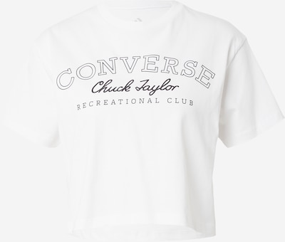 CONVERSE T-shirt 'RETRO CHUCK TAYLOR' en noir / blanc, Vue avec produit
