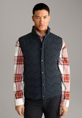 JOOP! Jeans Bodywarmer ' Rosco ' in Zwart: voorkant