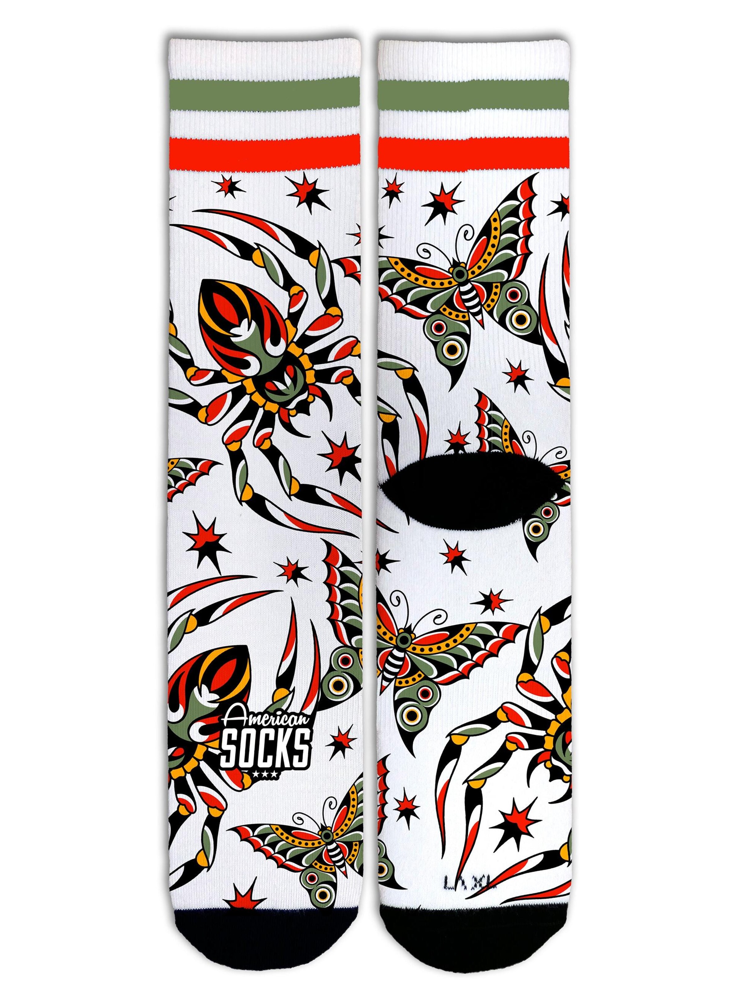 Calzino 'Venom' di American Socks in bianco