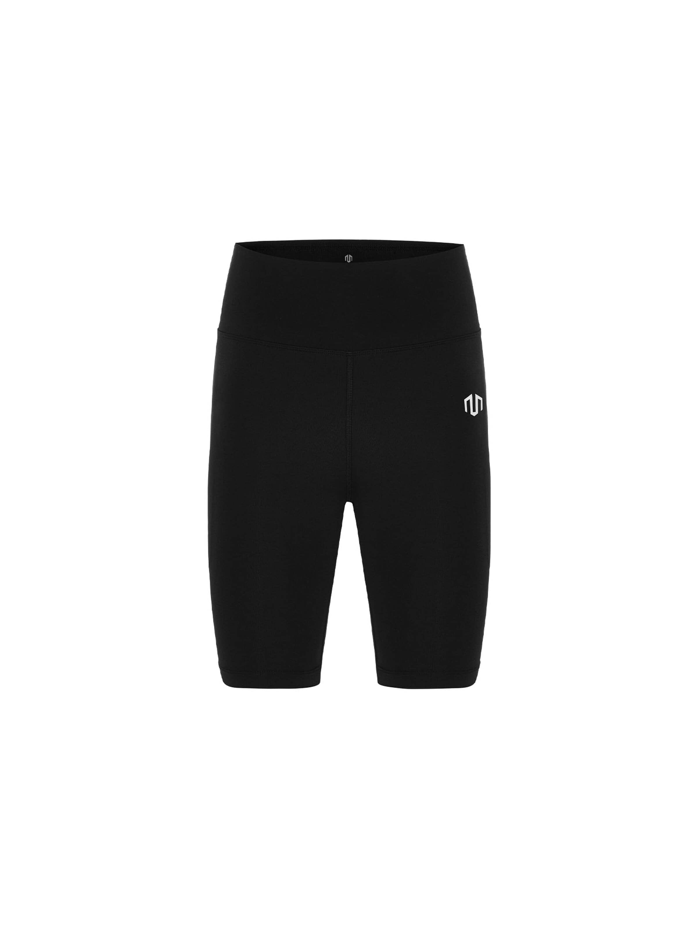MOROTAI Skinny Sportshorts 'Basic' in Schwarz: Vorderseite