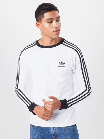 ADIDAS ORIGINALS Shirt 'Adicolor Classics 3-Stripes Te' in Weiß: predná strana