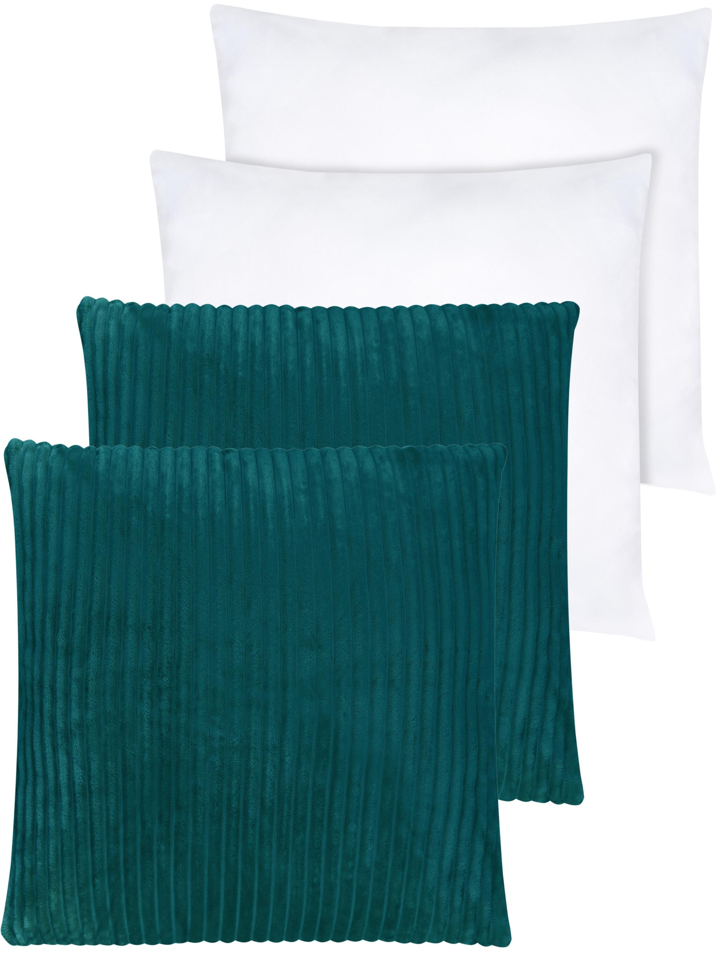 Aspero Kissen in petrol, Produktansicht