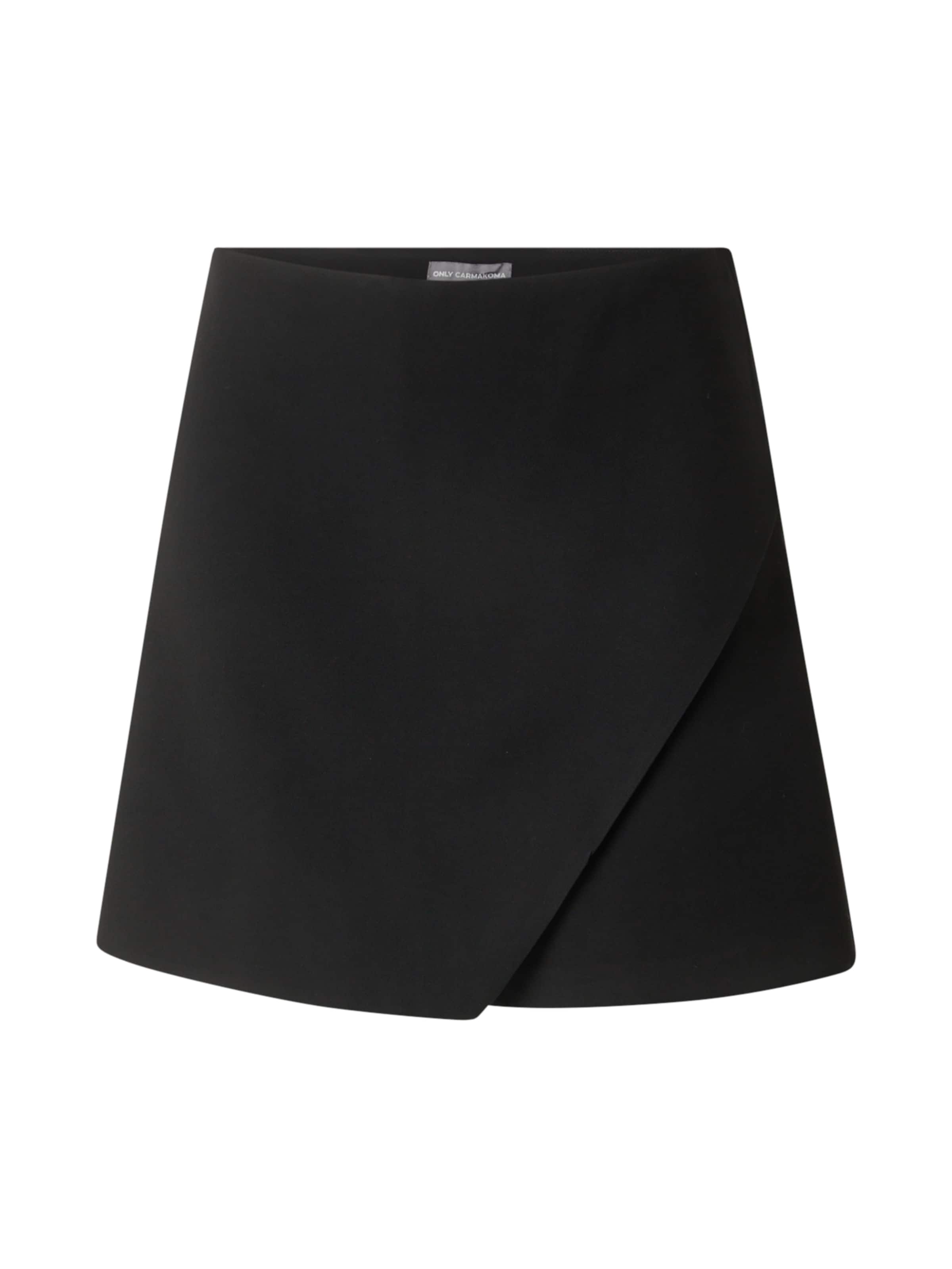 ONLY Carmakoma - Falda 'CARMIST-YASMINE' en negro: frente