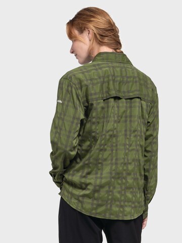 Schöffel Athletic button up shirt ' Bike Blouse Style Jalpuh WMS ' in Green