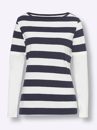 tengerészkék / fehér heine Póló, Termék nézet