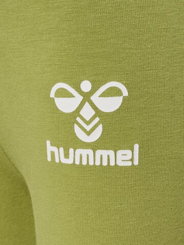 Hummel Skinny Hose in Grün