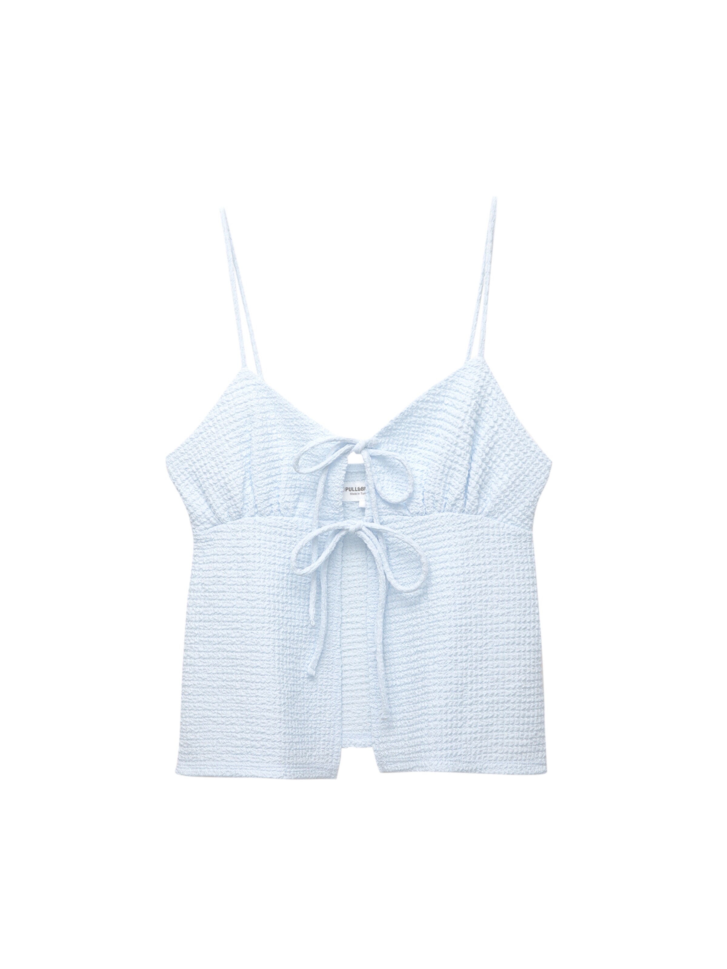 Pull&Bear Top in Blau: Vorderseite