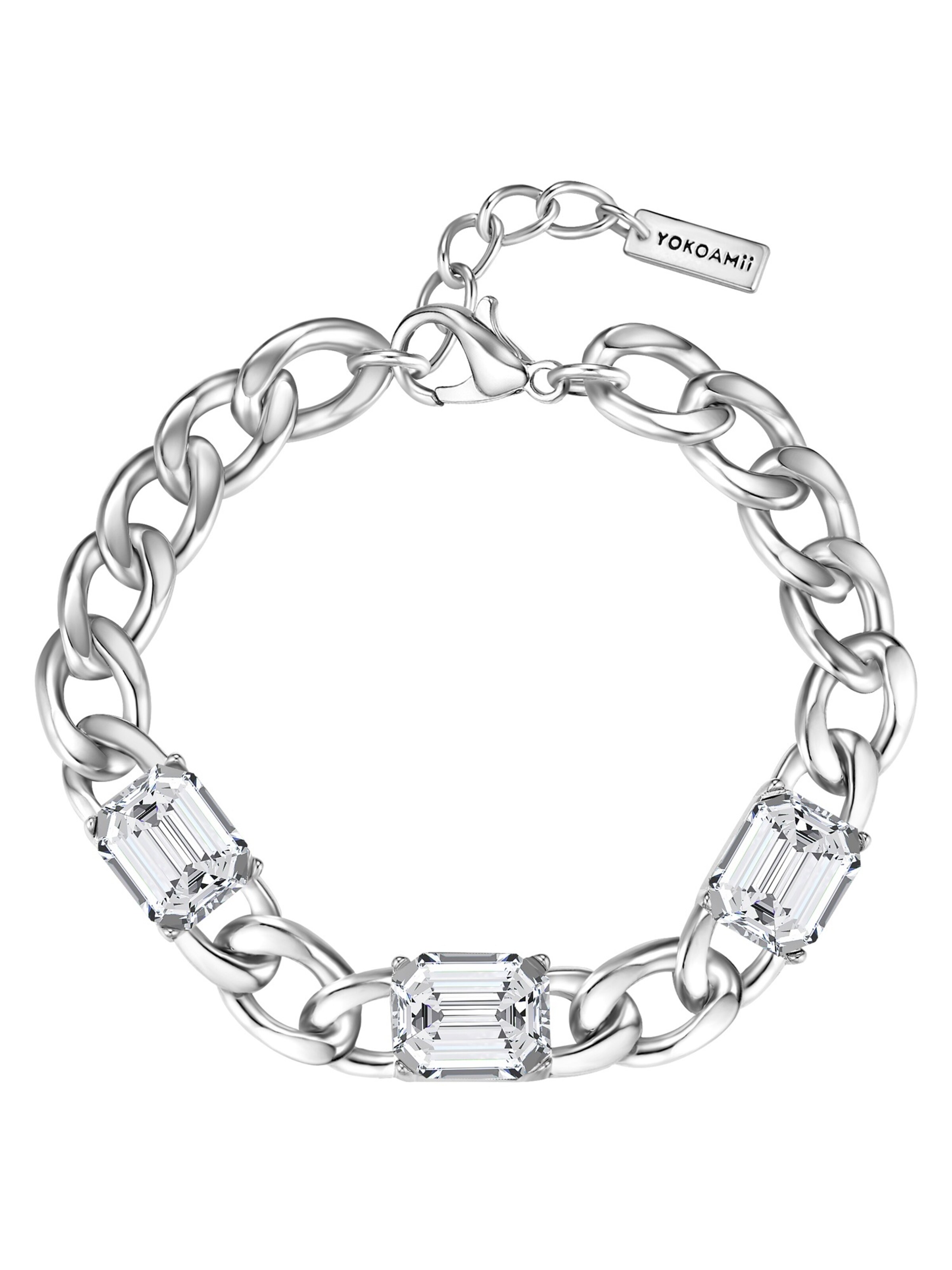 Braccialetto di Yokoamii in argento: frontale
