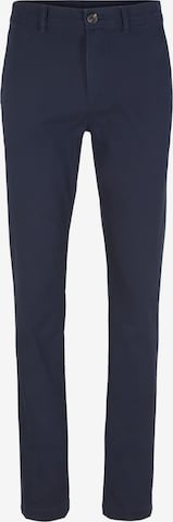 TOM TAILOR - Slimfit Pantalón chino en azul: frente