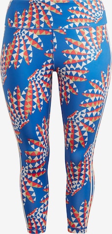 Skinny Pantalon de sport 'FARM Rio ' ADIDAS PERFORMANCE en bleu : devant
