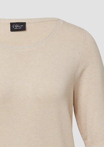 s.Oliver BLACK LABEL Pullover in Beige