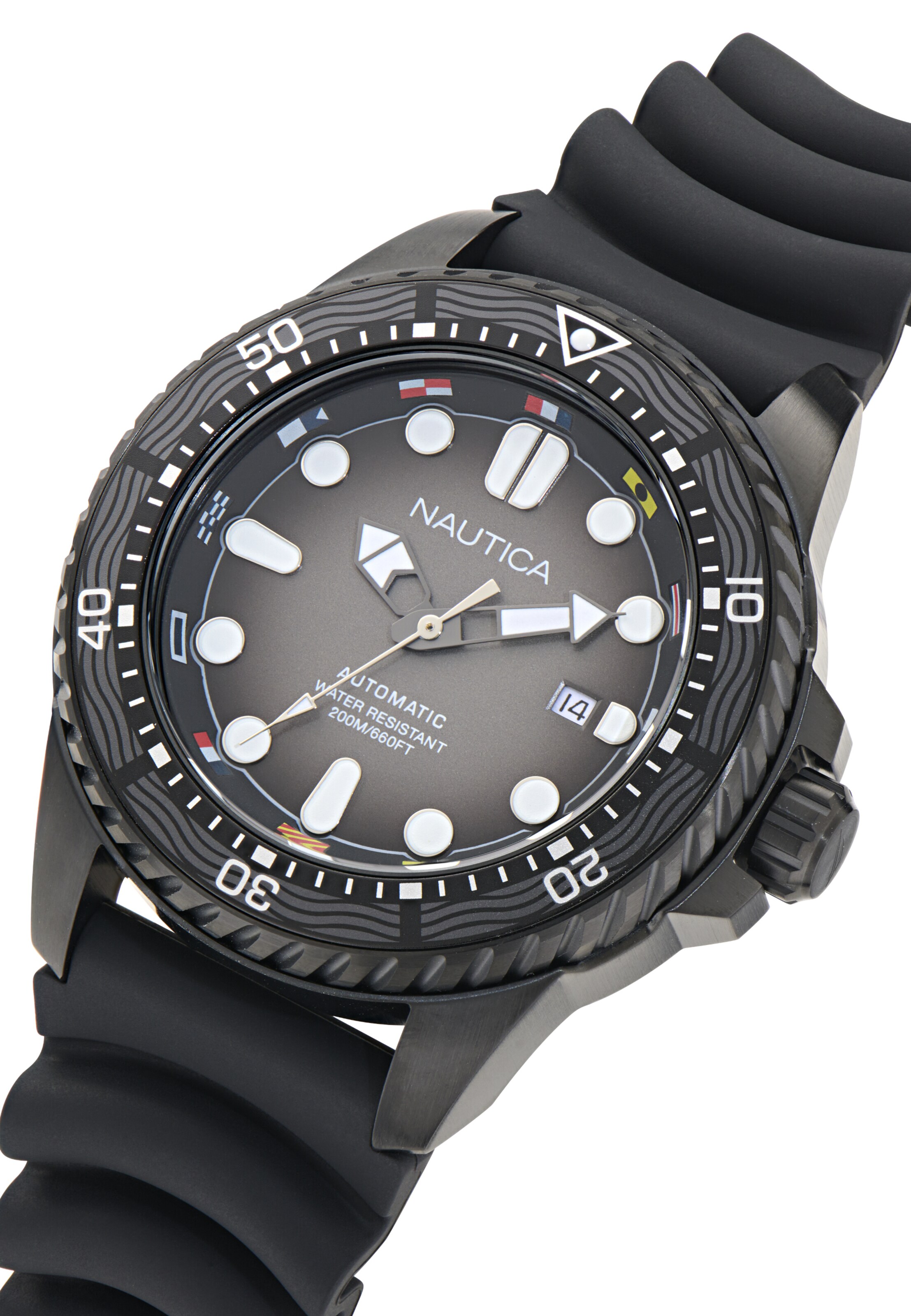 Orologio analogico 'NCT SEA DIVE' di NAUTICA in nero