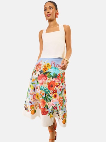 Gonna di love & roses in blu: frontale