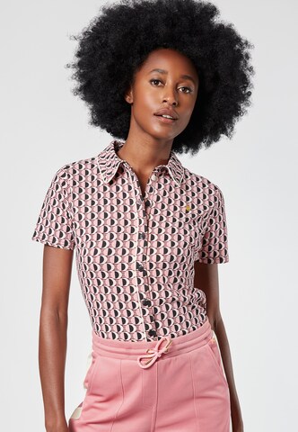 4funkyflavours - Blusa 'Espressions Theme' en Mezcla de colores: frente