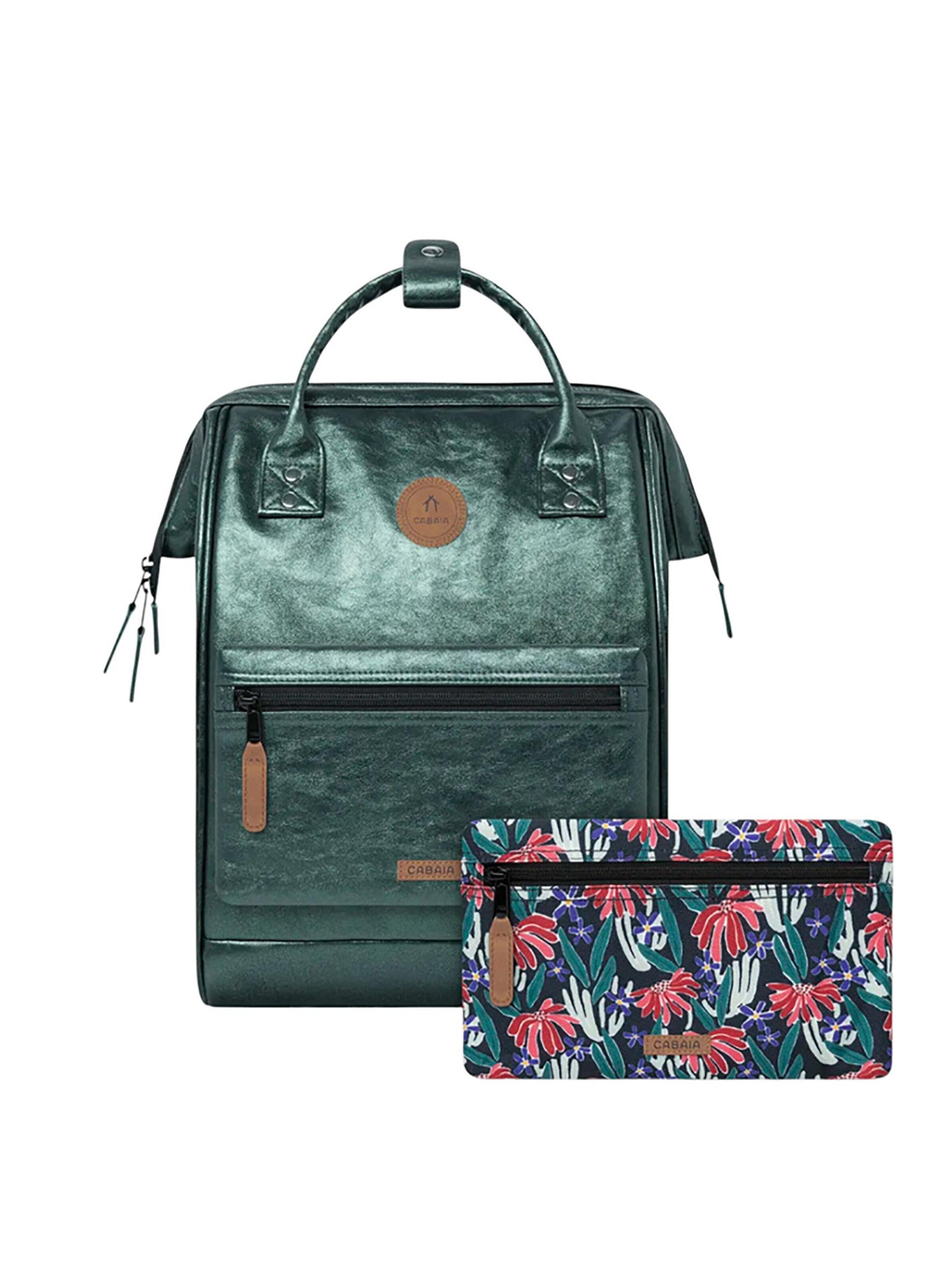 Cabaia Rucksack 'Lucerne M'‌‌‌ in Grün: Vorderseite