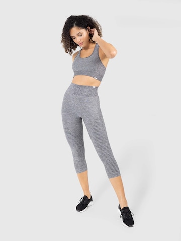 Smilodox Skinny Workout Pants 'Anita' in Grey