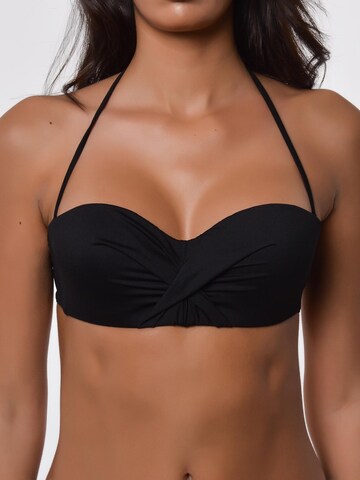 Bikinville Bandeau Bikini 'Iris' in Black