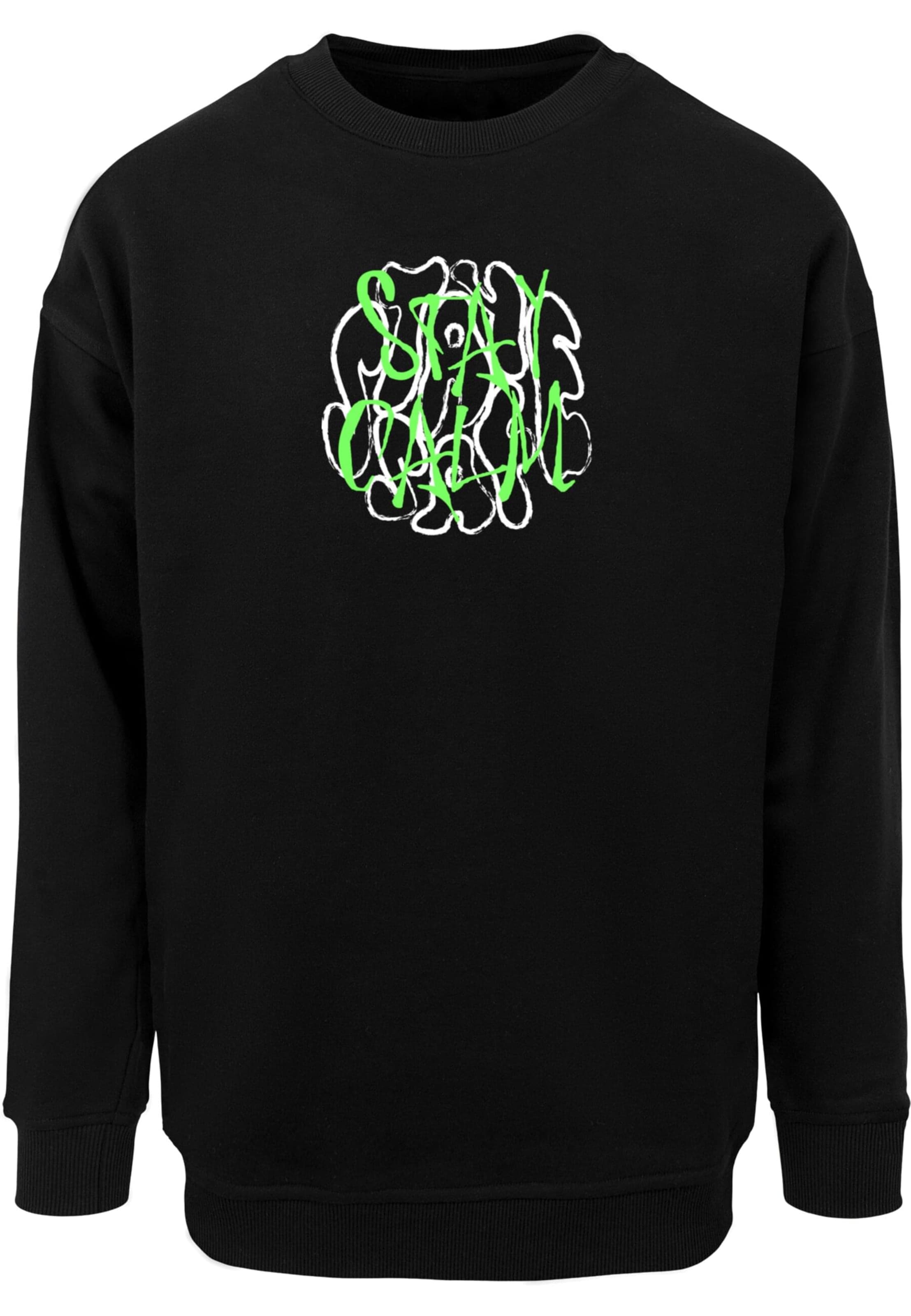 Merchcode Sweatshirt in Schwarz: Vorderseite