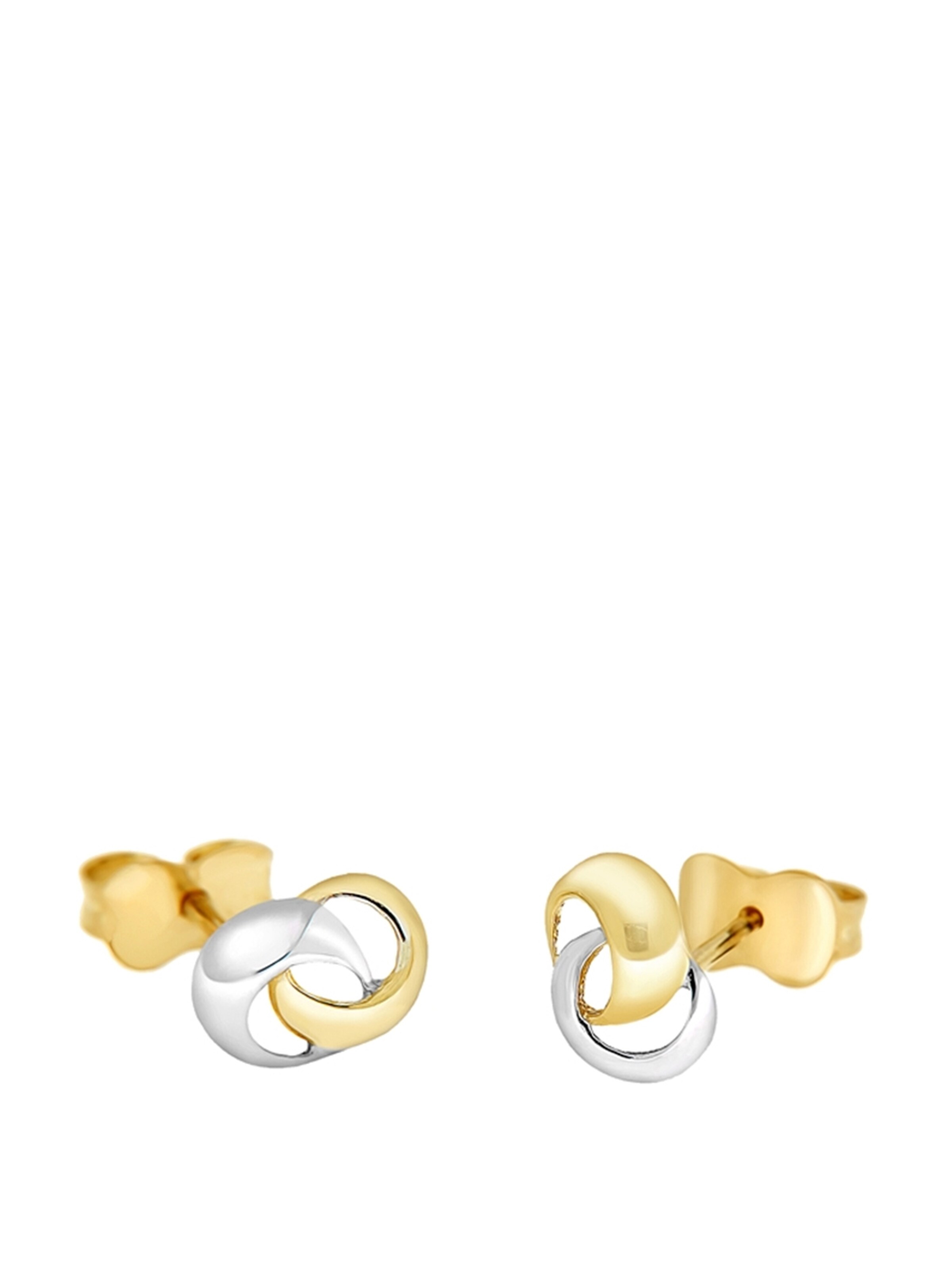 Lucardi Ohrringe in Gold: Vorderseite