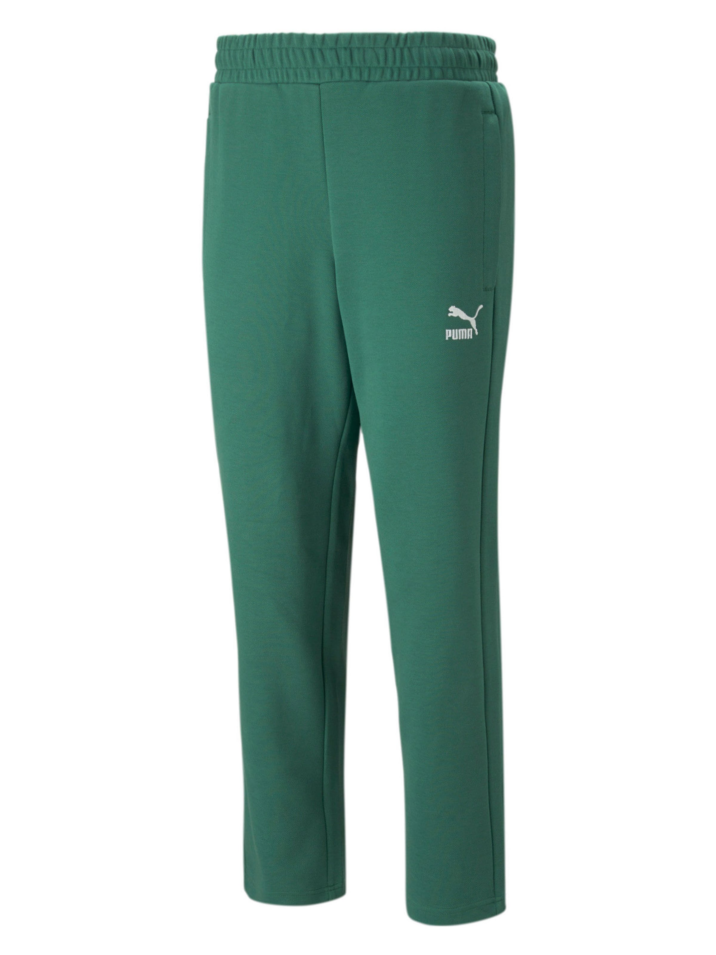 Pantaloni 'T7' di PUMA in verde: frontale